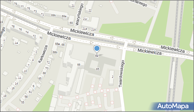 mickiewicza szczecin mapa Mickiewicza Adama 64 (ul), 71 101 Szczecin