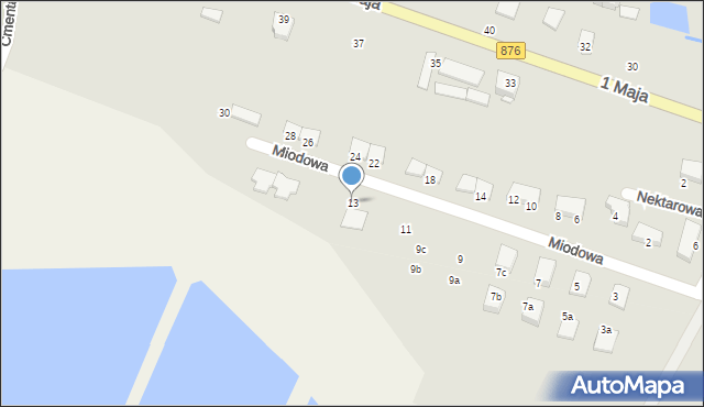 Tarczyn, Miodowa, 15, mapa Tarczyn