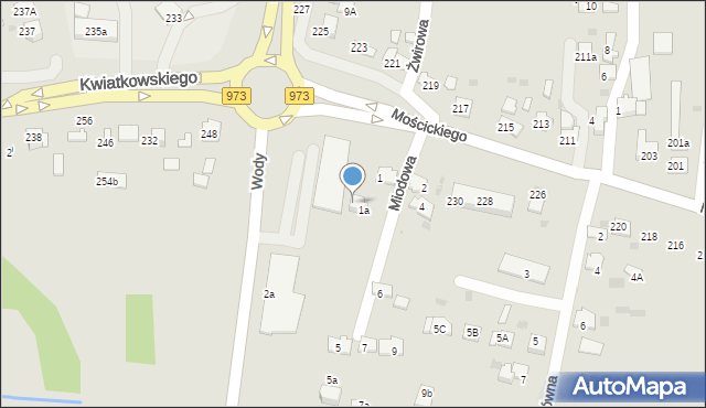 Tarnów, Miodowa, 3, mapa Tarnów