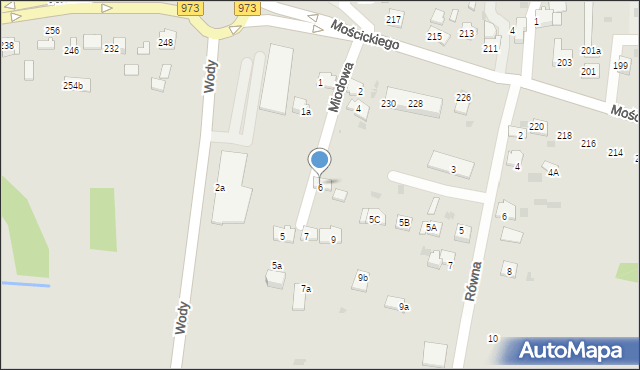 Tarnów, Miodowa, 6, mapa Tarnów