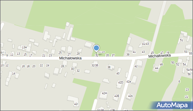 Tomaszów Mazowiecki, Michałowska, 31, mapa Tomaszów Mazowiecki