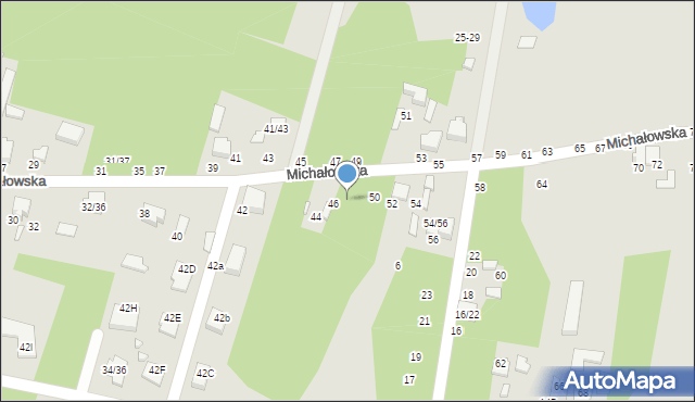 Tomaszów Mazowiecki, Michałowska, 48, mapa Tomaszów Mazowiecki