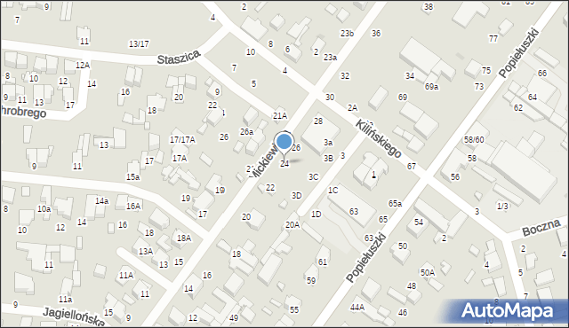 Tomaszów Mazowiecki, Mickiewicza Adama, 24, mapa Tomaszów Mazowiecki