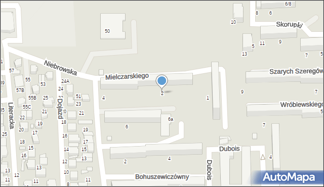 Tomaszów Mazowiecki, Mielczarskiego Romualda, 2, mapa Tomaszów Mazowiecki