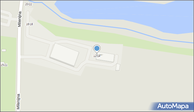 Tomaszów Mazowiecki, Milenijna, 12/14, mapa Tomaszów Mazowiecki