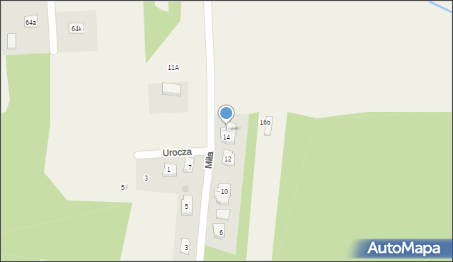 Trojany, Miła, 16, mapa Trojany