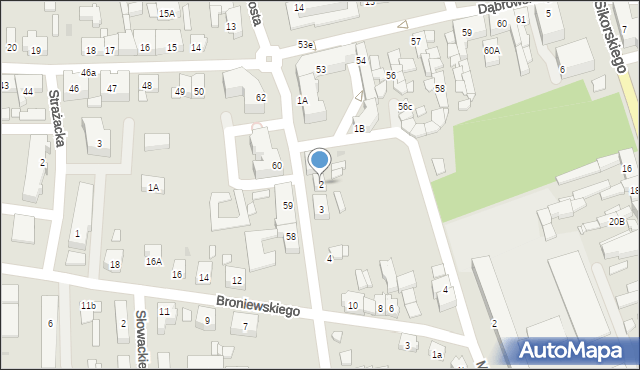 Trzcianka, Mickiewicza Adama, 2, mapa Trzcianka