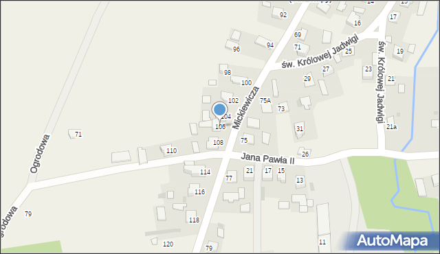 Tuczempy, Mickiewicza Adama, 106, mapa Tuczempy