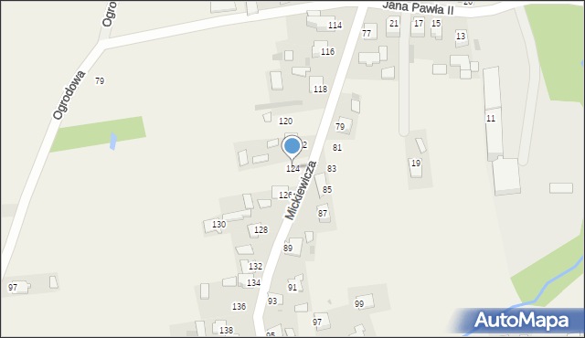 Tuczempy, Mickiewicza Adama, 124, mapa Tuczempy