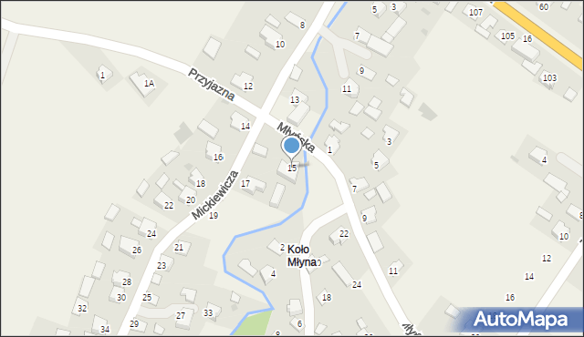 Tuczempy, Mickiewicza Adama, 15, mapa Tuczempy