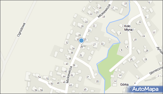 Tuczempy, Mickiewicza Adama, 29, mapa Tuczempy