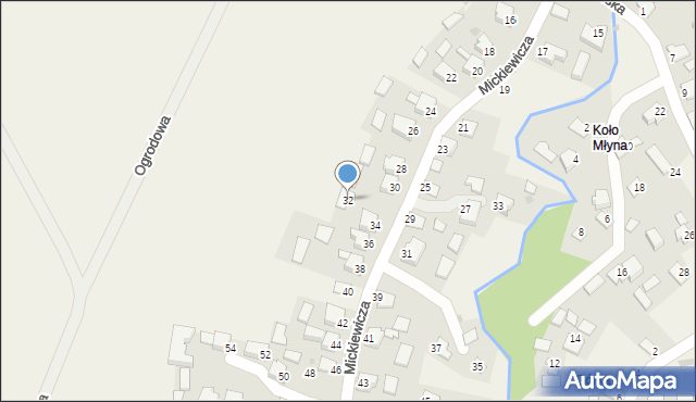 Tuczempy, Mickiewicza Adama, 32, mapa Tuczempy