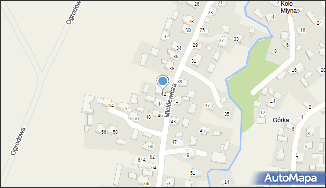 Tuczempy, Mickiewicza Adama, 42, mapa Tuczempy