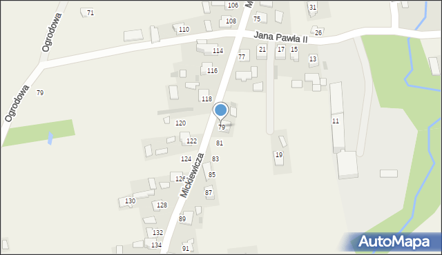 Tuczempy, Mickiewicza Adama, 79, mapa Tuczempy