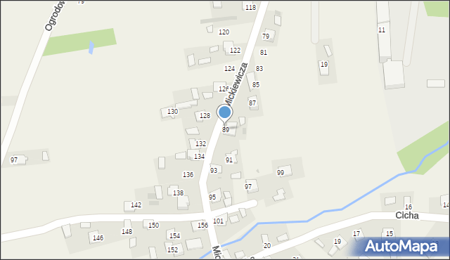 Tuczempy, Mickiewicza Adama, 89, mapa Tuczempy