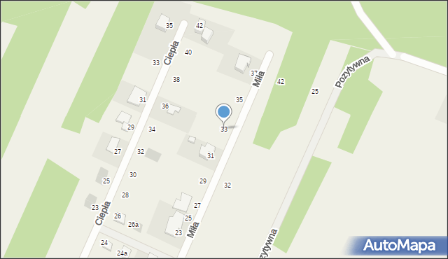 Tumlin-Podgród, Miła, 33, mapa Tumlin-Podgród