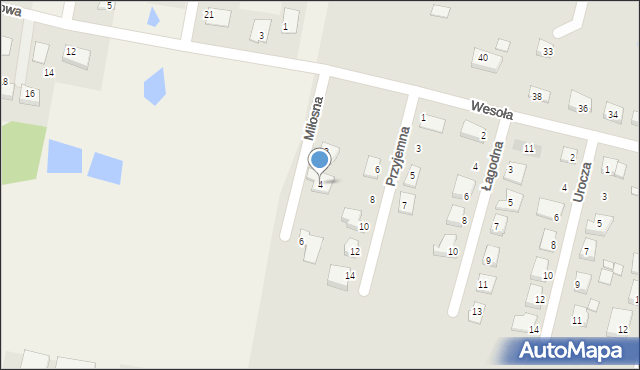 Turek, Miłosna, 4, mapa Turka