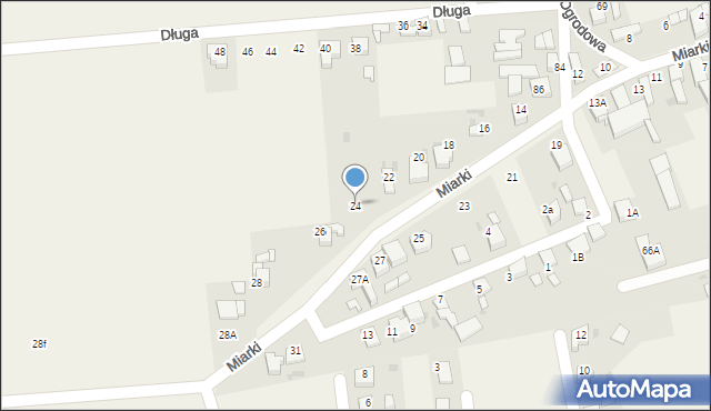 Tworków, Miarki, 24, mapa Tworków