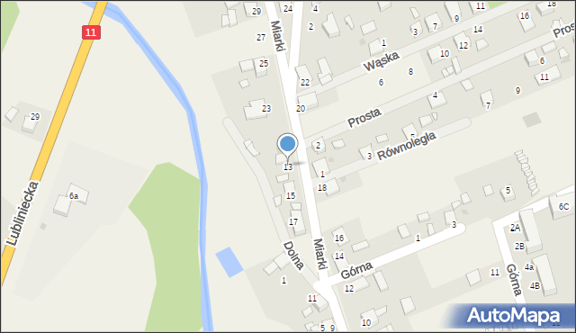 Tworóg, Miarki Karola, 13, mapa Tworóg