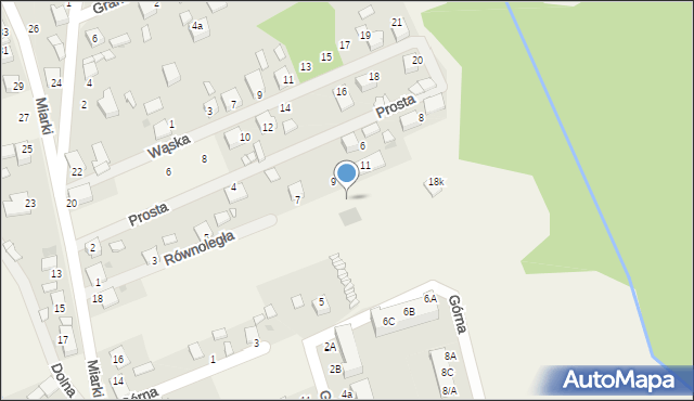 Tworóg, Miarki Karola, 18h, mapa Tworóg