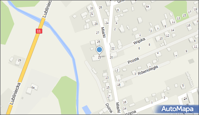 Tworóg, Miarki Karola, 23, mapa Tworóg