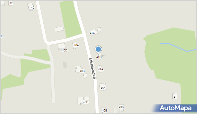 Tyczyn, Mickiewicza Adama, 41B, mapa Tyczyn
