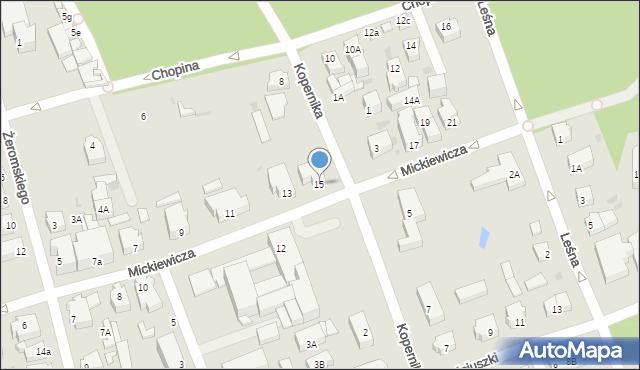 Ustka, Mickiewicza Adama, 15, mapa Ustka
