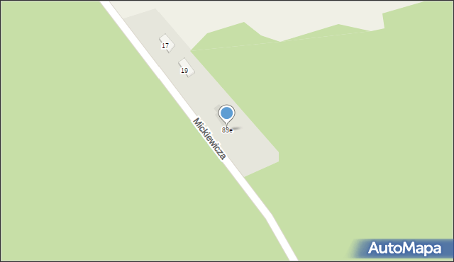 Wałdowo Szlacheckie, Mickiewicza Adama, 21, mapa Wałdowo Szlacheckie