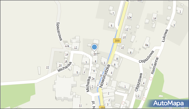 Wambierzyce, Michalika Tadeusza, ks., 10, mapa Wambierzyce