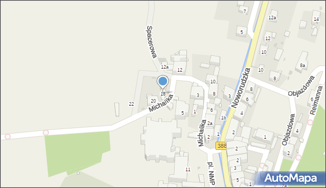 Wambierzyce, Michalika Tadeusza, ks., 18, mapa Wambierzyce