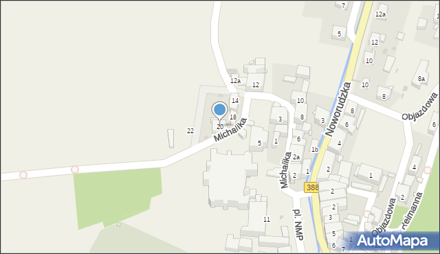 Wambierzyce, Michalika Tadeusza, ks., 20, mapa Wambierzyce