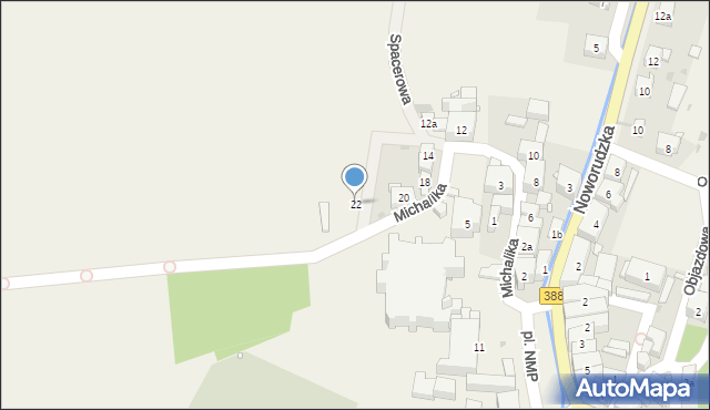 Wambierzyce, Michalika Tadeusza, ks., 22, mapa Wambierzyce