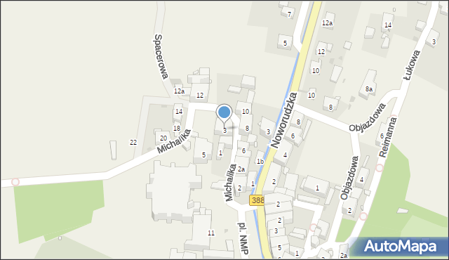Wambierzyce, Michalika Tadeusza, ks., 3, mapa Wambierzyce