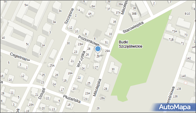 Warszawa, Mikołajska, 29, mapa Warszawy