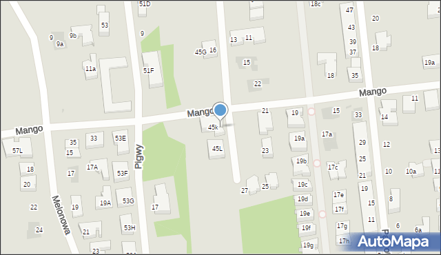 Warszawa, Mieczykowa, 22, mapa Warszawy