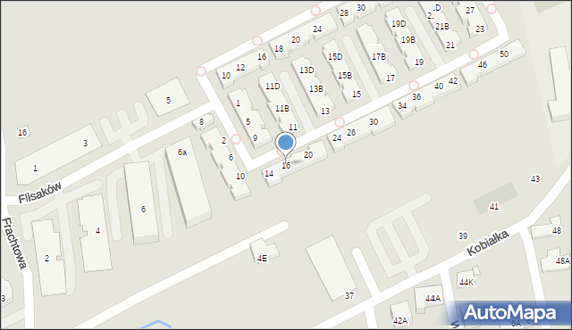 Warszawa, Międzyrzecze, 16, mapa Warszawy