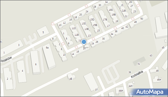 Warszawa, Międzyrzecze, 20, mapa Warszawy