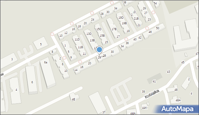 Warszawa, Międzyrzecze, 24, mapa Warszawy