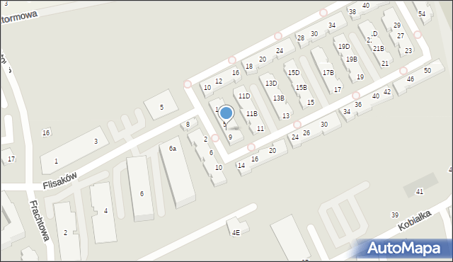 Warszawa, Międzyrzecze, 7, mapa Warszawy