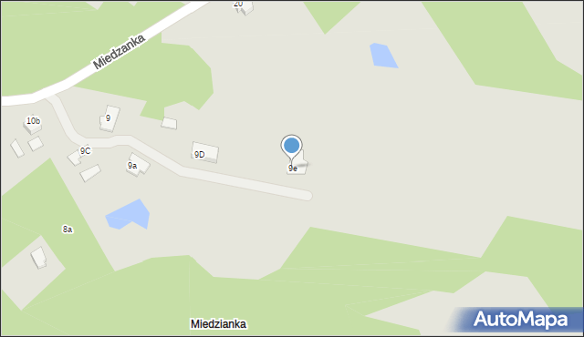 Węgrów, Miedzanka, 9e, mapa Węgrów