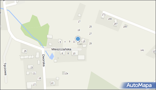 Więcławice Stare, Mieszczańska, 23, mapa Więcławice Stare