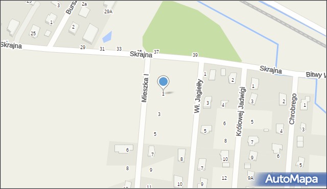 Wielgolas Brzeziński, Mieszka I, 1, mapa Wielgolas Brzeziński