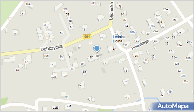 Wieliczka, Mietniowska, 3B, mapa Wieliczka