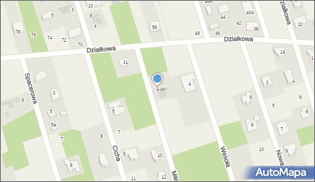 Wierzchowisko, Miła, 7, mapa Wierzchowisko