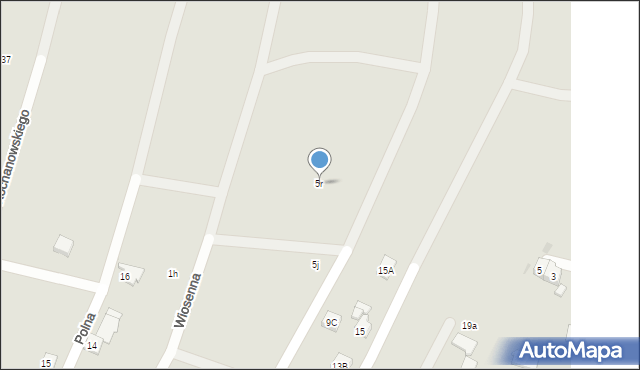 Wilamowice, Mickiewicza Adama, 5r, mapa Wilamowice