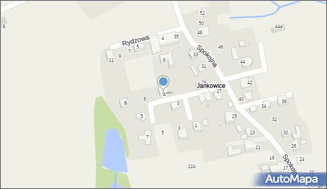 Wilamowice, Milenijna, 4, mapa Wilamowice