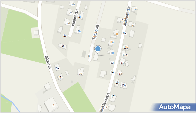 Wilczków, Mickiewicza Adama, 10a, mapa Wilczków