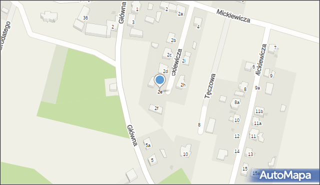 Wilczków, Mickiewicza Adama, 2e, mapa Wilczków