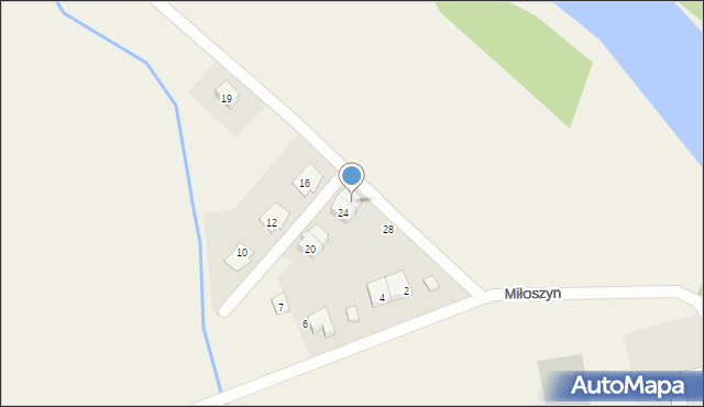 Wilkszyn, Miłoszyn, 26, mapa Wilkszyn