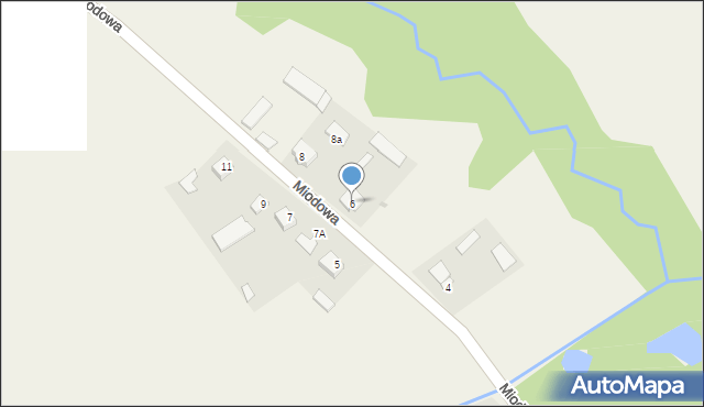 Winnica, Miodowa, 6, mapa Winnica